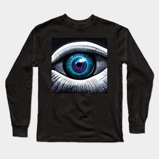 Elephant Eye Art Long Sleeve T-Shirt